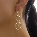Pendientes Espiral de Lujo | Oro