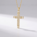 COLLARES DISEÑADOS CON CRUCES DE ZIRCONIO