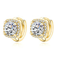 Pendientes Cuadrados Aurora | Oro