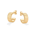 Pendientes Relieve Clásico | Oro