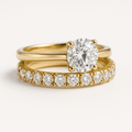 Conjunto de Anillos de Oro Reina del Sol