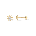 Pendientes Rayos de Sol | Oro