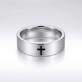 ANILLO CRUZADO UNISEX DE PLATA