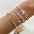 Conjunto de Pulseras Isabella Castillo | Oro